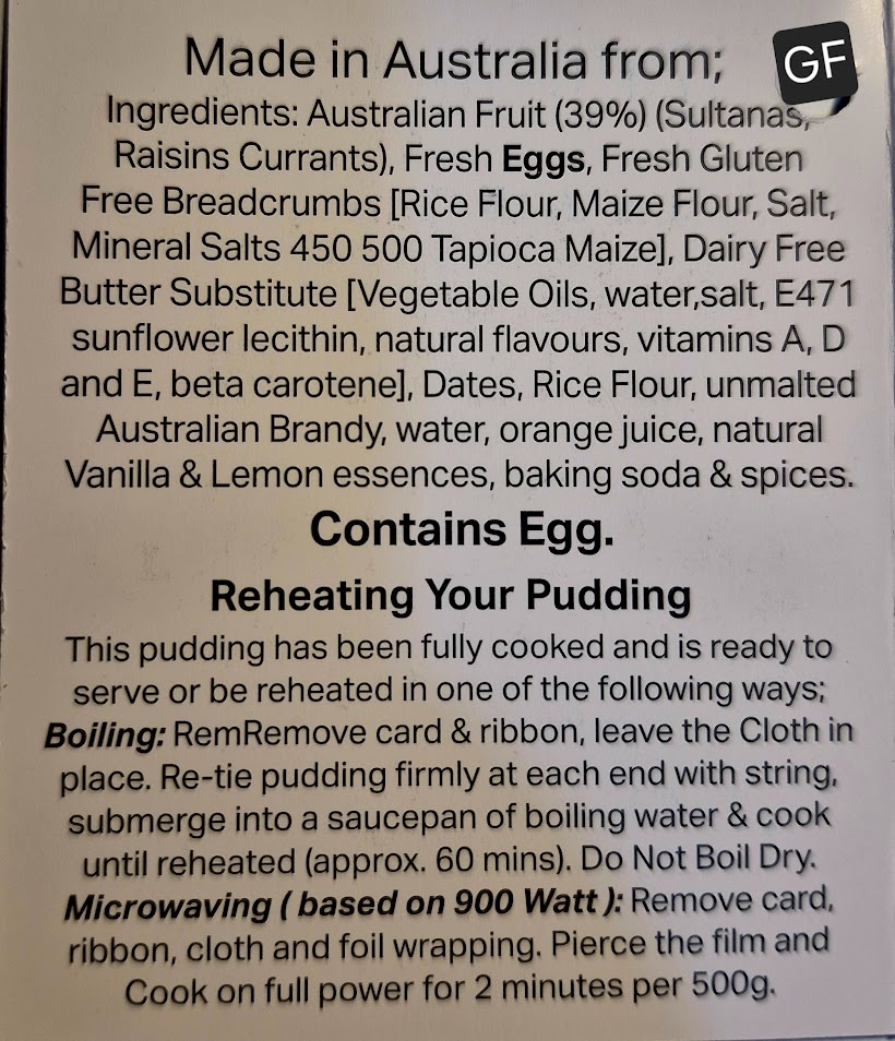 Gluten Free Puddings and Logs (Dairy Free, Lactose Free) - Image 6