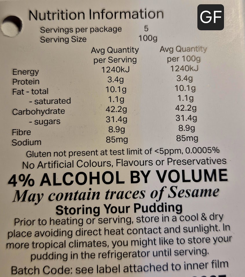 Gluten Free Puddings and Logs (Dairy Free, Lactose Free) - Image 7