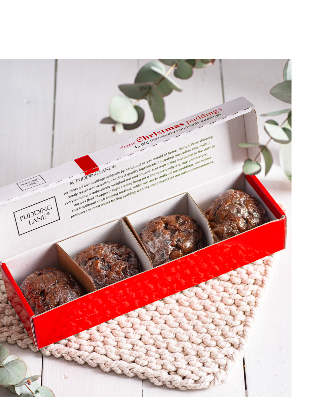 Mini Classic Christmas Puddings Gift Boxed